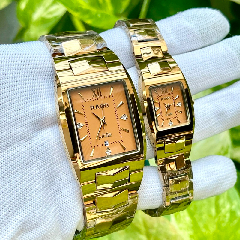 Đồng hồ cặp đôi RD đúc đá Ceramic cao cấp nguyên khối sang xịn, máy Nhật chuẩn hàng loại 1