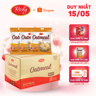  Thùng Bánh Yến Mạch Richy vị Phô Mai mini bite 220gr