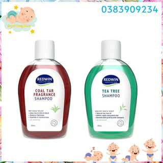 Dầu gội chống gàu, nấm, giảm nhờn Redwin Coal Tar / Tea tree Úc