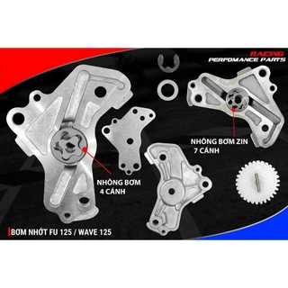 Bơm nhớt độ 4 cánh racing cho future neo, future led, future 125, wave 125i, msx