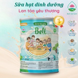 Sữa hạt dinh dưỡng Beli lon 400g - Bột ngũ cốc Việt Lộc hộp 500gr date mới