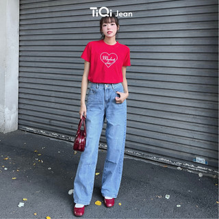  Quần jean ống suông xước TiQi Jeans B2335