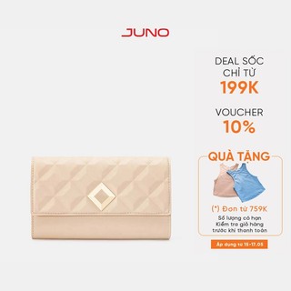 Clutch Nữ Thời Trang JUNO Dập Hiệu Ứng Princess Diamond VI141