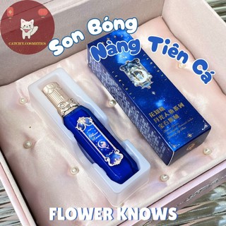 Son bóng flower knows nàng tiên cá moonlight mermaid lip gloss 3.5ml