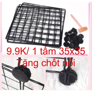 (bỏ sỉ) Lưới sắt thép,tấm nhựa lắp ghép làm chuồng quây thú cưng, tủ sách,tủ ghép-Tặng kèm chốt