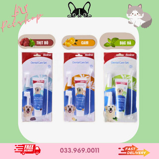 BỘ BÀN CHẢI & KEM ĐÁNH RĂNG CHO CHÓ BIOLINE