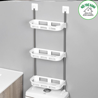 kệ để đồ nhà vệ sinh toilet tiết kiệm không gian, kệ đựng đồ nhà tắm dán tường tiện lợi 3681