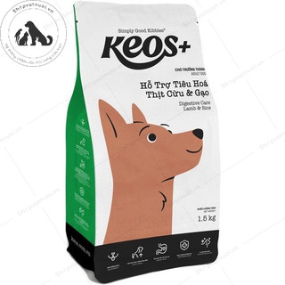Thức Ăn Hạt Cho Chó Mèo Keos 1.5kg