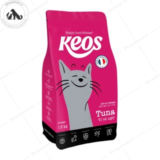 Thức Ăn Hạt Cho Chó Mèo Keos 1.5kg