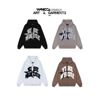 NGÔI SAO HOODIE - ZIP WSTAR - Áo khoác thêu đắp vải