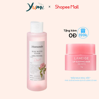 Nước hoa hồng mamonde rose water toner 250ml