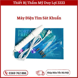 Máy điện tím sát khuẩn cầm tay dùng sát khuẩn sau nặn mụn trong spa - Loispa