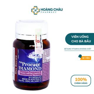 Viên Uống Procare Diamond Catalent - Vitamin Tổng Hợp, Bổ Sung Khoáng Chất Cho Bà Bầu