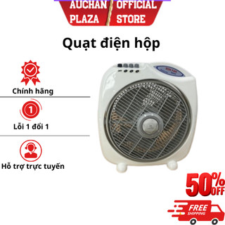Quạt hộp Chefman B3 chính hãng 3 chế độ gió, công suất 35W siêu tiết kiệm điện, lồng bảo vệ an toàn