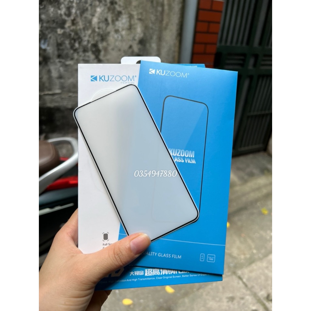 Kính cường lực Kuzoom Full màn cho Samsung S23