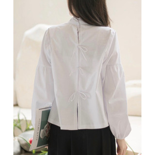 Áo sơ mi thắt nơ cổ bèo - Lily