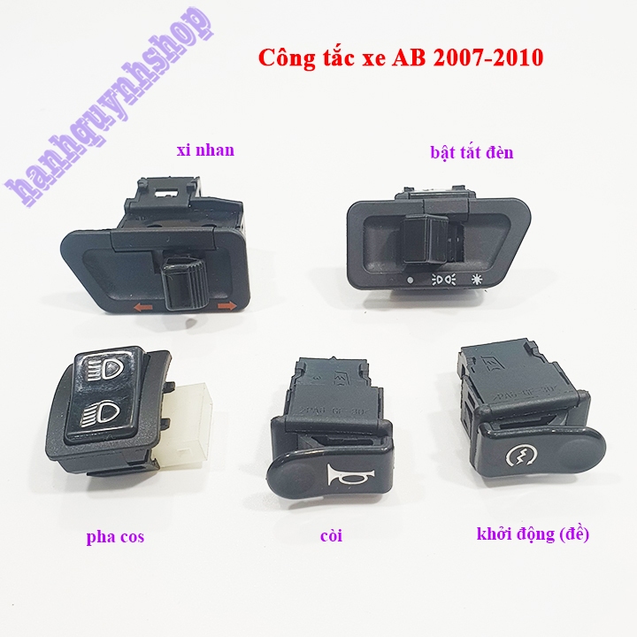Nút công tắc xe AB (Air Blade) đời cũ 2007-2010