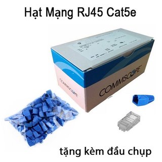 Hạt mạng cat5 commscope , hạt mạng rj45 cat5, hạt bấm mạng, hạt mạng
