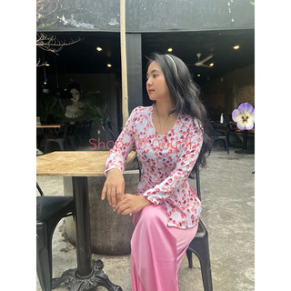 ÁO BÀ BA LỤA MANGO BIGSIZE ( KHÔNG KÈM QUẦN )