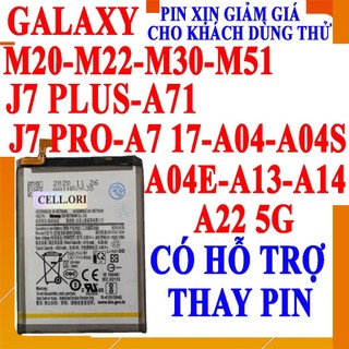 Pin Scud cho Samsung Galaxy M20/M30/M51/A71/J7 Pro/A7 2017/J7 Plus/M22/A04/A04S/A04E/A13/A14/A22