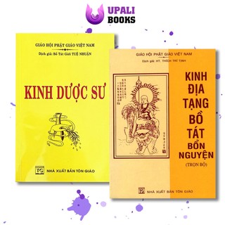 Sách - Combo Kinh Địa Tạng Bồ Tát Bổn Nguyện Trọn Bộ (Bìa Mềm) và Kinh Dược Sư - Tuệ Nhuận - Upali Books