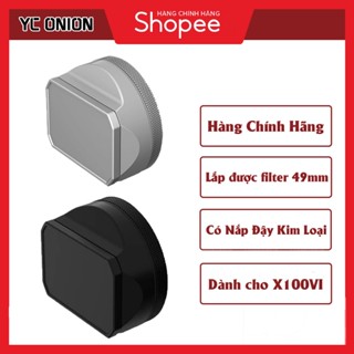 Hood vuông YC Onion Kèm Nắp Dậy Dành Cho Fujifilm X100VI & Fujifilm X100 mark 6 - Đời Mới - Hood vuông YC Onion X100VI