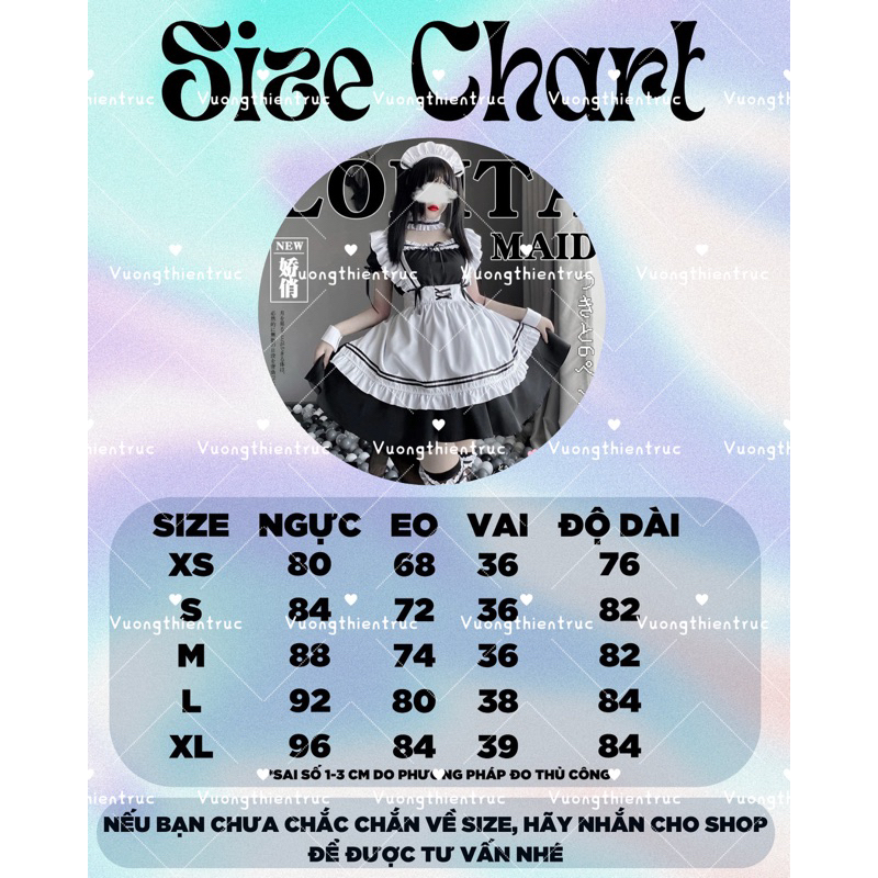 Maid ngắn cosplay, trang phục hầu gái bộ 8 món | BigBuy360 - bigbuy360.vn