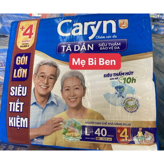 [GIÁ THÙNG 2 GÓI] Tã Bỉm Dán Người Lớn Caryn Siêu Thấm Size M40/L40/XL20 Miếng Gói Siêu Tiết Kiệm