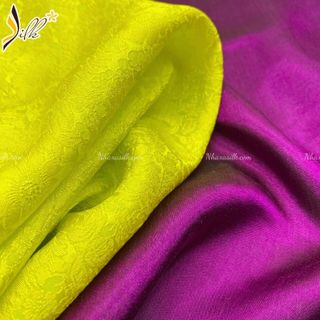 Lụa may áo dài - SILK – hoa cúc màu xanh cốm – CU08