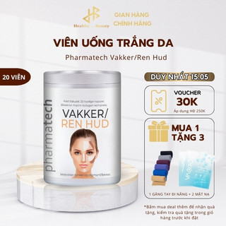 Viên nang làm đẹp da và cải thiện sinh lý nữ Pharmatech Vakker/Ren Hud - Hộp 20 viên