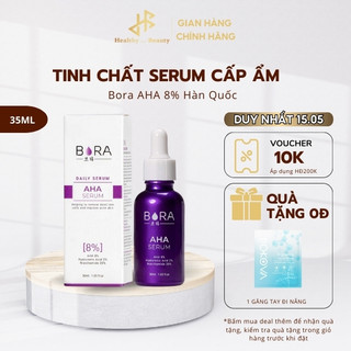 Serum cấp ẩm Bora AHA 8% giúp tẩy tế bào da chết và làm sáng da trắng mịn 30ml