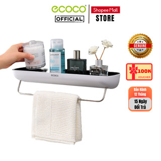  Kệ Để Đồ Nhà Tắm ECOCO E1923 Giá Đựng Vật Dụng Nhà Tắm Gắn Tường Cao Cấp Chất Liệu Nhựa ABS 