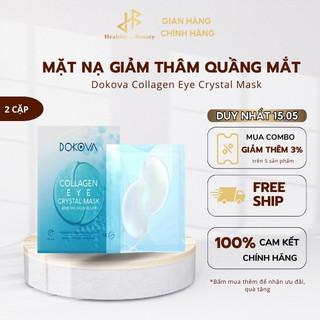 Mặt nạ giảm thâm quầng mắt Dokova Collagen Eye Crystal Mask 2 cặp