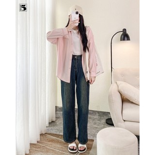 Quần jeans nữ Twentyfive dài, dáng xuông 4723