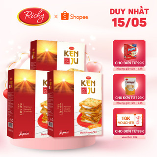Combo 3 Hộp Bánh Richy KENJU Kem Dẻo 279g
