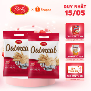 Combo 4 gói bánh Yến mạch Sữa Túi 250gr