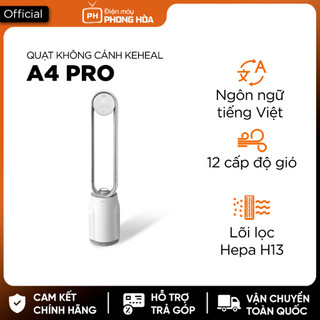 Bản Việt Nam-Quạt không cánh lọc không khí khử trùng UV Xiaomi KEHEAL A4/ A4 Pro