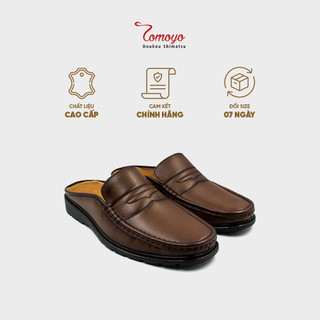 Giày Sục (Mule Shoes) Nam Da Thật Kiểu Dáng Thanh Lịch Tomoyo TMN24102
