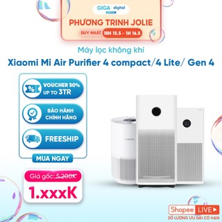 Máy Lọc Không Khí Xiaomi Mi Air Purifier 4 Lite/ Gen 4 - Sạch Bụi Mịn PM2.5, Phấn Hoa, Lông Thú Cưng
