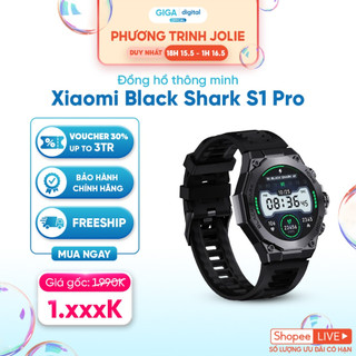 Đồng hồ thông minh Xiaomi Black Shark S1 Pro - Cuộc gọi Bluetooth ổn định - Hơn 100 chế độ thể thao