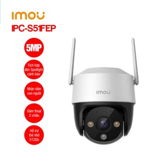 Camera Imou wifi xoay 360 độ ngoài trời, màu ban đêm, đàm thoại S22FP S51FEP S51 (chính hãng)