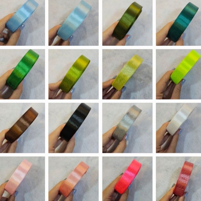 Cuộn Ruy Băng Lụa 1cm - 2cm - 4cm - Dài 22m