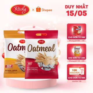  Bánh Yến mạch Richy túi 220g 250g Mini Bite (Sữa/Phô Mai)