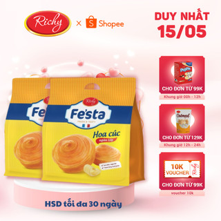 Combo 2 túi bánh mì hoa cúc ngàn lớp Fe'sta Richy 3 bánh/túi