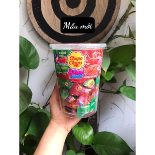 Kẹo Big Babol ly nhân dưa Sing-gum có nhân Hương Trái cây Hổn Hợp (Hủ 252g)