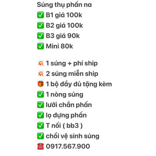 súng thụ phấn mãng cầu
