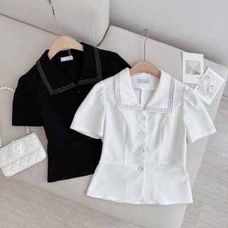 Áo Kiểu Bigsize Nữ Mập Bigsize(47-85kg) Áo Peplum Chỉ Nổi Thiết Kế Thanh Lịch, Chất Liệu Mềm Mịn, Che Khuyết Điểm AO0087