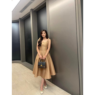 Váy S-M Lane jt Christina Bow midi dress! Chính hãng 100%! 1850K
