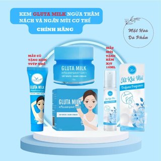 Kem thâm nách gluta milk , kem thâm giúp giảm thâm ngăn mùi cơ thể hiệu quả hộp 15gram mua 1 tặng 1