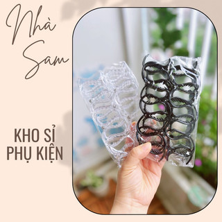 Set 24 kẹp càng cua 3 răng trong suốt